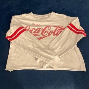 White and red Coca Cola shirt